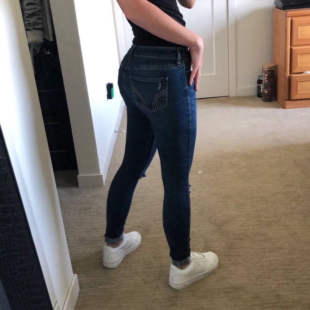 Skinny Cuffed Hollister Jeans
